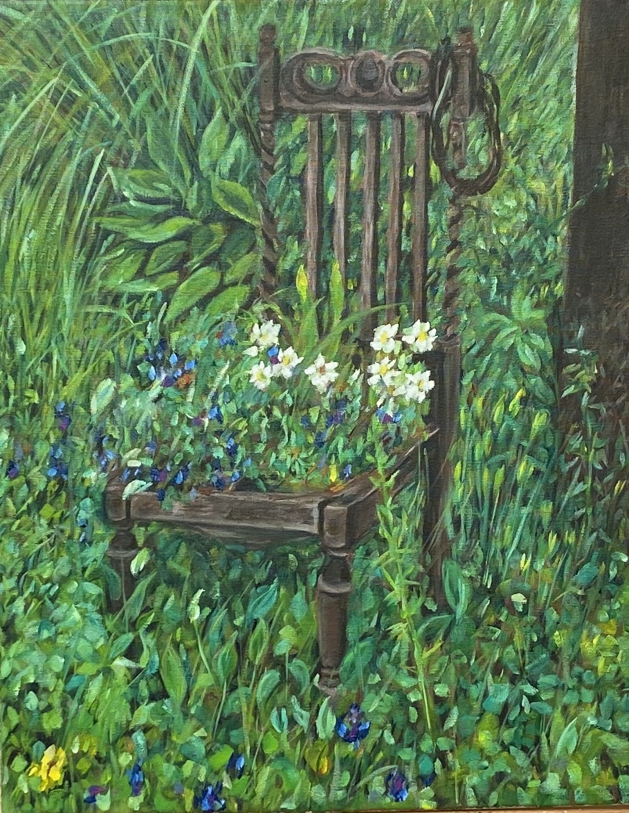 Renate Stepec - Stuhl in Nachbars Garten