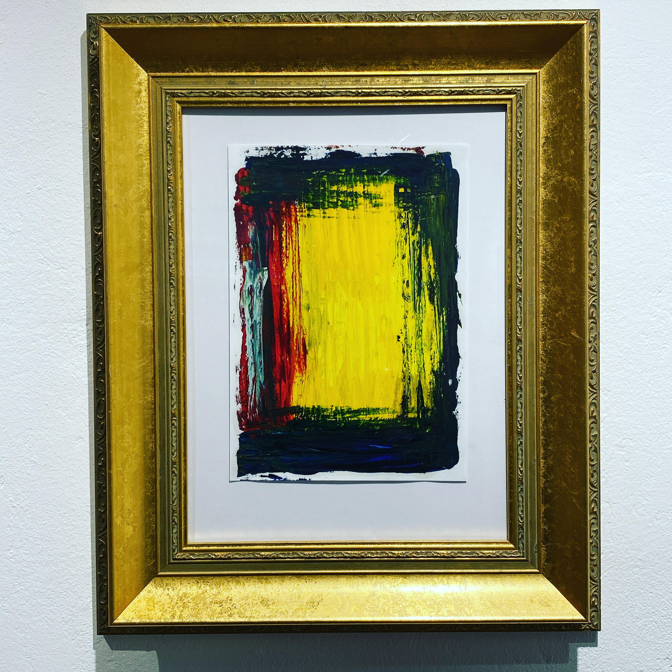 Galerie Stepec: Gelb im Rahmen